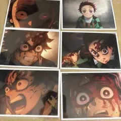 鬼滅の刃 ランダムブロマイド 炭治郎 無限城 6枚セット
