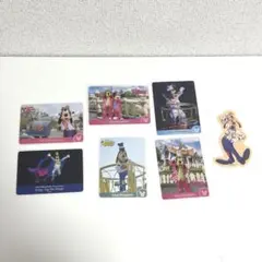 グーフィー コレクションカード 6枚+ステッカーセット