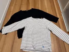 オーチバル ORCIVAL オーシバル Vネック フレンチバスクシャツ セット