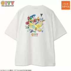 CITY THE ANIMATION ホワイト 3L Tシャツ