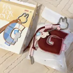 ラブブ　イニシャルキーリング　G