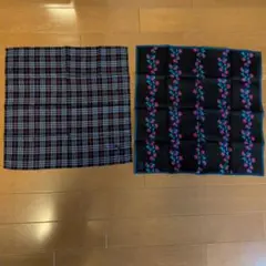 BURBERRY＆イブサンローラン　ハンカチ 2枚セット