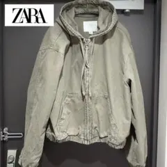 コ*グ様 【ZARA】ウォッシュド フード付きジャケット