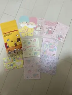 サンリオ　封筒セット　ポチ袋　いちご新聞　キキララ　マイメロ