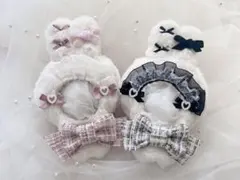 sale✩ちびぐるみ用 11cm ぬい服 うさ耳 2着セット
