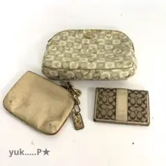 COACH コーチ 財布 ポーチ 3点セット レディース ブランド