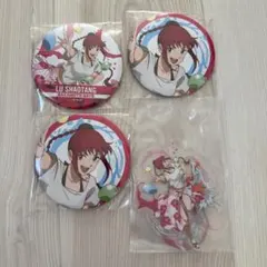 サカモトデイズ セガラッキーくじ 陸少糖 ルー 缶バッジ アクリルスタンド