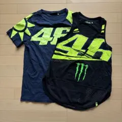 美品 VR46 バレンティーノ・ロッシ Tシャツ＆タンクトップ 2枚セット