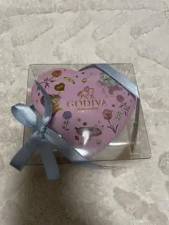 GODIVA アリスのティーパーティ ミニハート缶　缶のみ