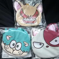 【最安値】僕のヒーローアカデミア ヒロアカ　アニマルフェイスポーチ　3種セット