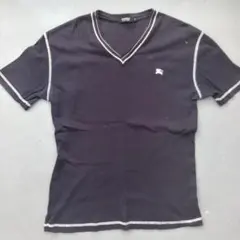 BURBERRY BLACK LABEL Vネック Tシャツ