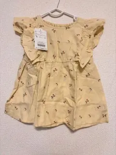 さくらんぼ刺繍フリルチュニック アプレレクール