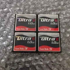 SanDisk Ultra II 1GB CFカード 4枚セット