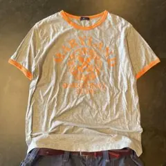 y2k 90s archive 短丈リンガーTシャツ c-boy ストリート　L