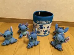 Disney ディズニースティッチ ぬいぐるみ小物入れ5匹　今だけオマケ付き