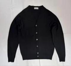 JOHN SMEDLEY ジョンスメドレー カーディガン ブラック M ウールのサムネイル