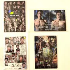 RIZIN ポテトスティック ポスターカードコレクション まとめ売り(バラ売可)