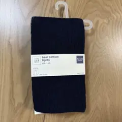 12-24 GAP くまタイツ 紺色 ネイビー 新品 70 80