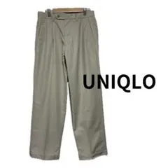 UNIQLO ユニクロ ワイドスラックス ワイドパンツ ベージュ系