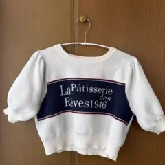 半袖ニットセーター