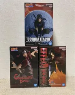 NARUTO-ナルト-疾風伝 うちはイタチ フィギュア 3体セット