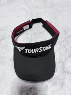 TOURSTAGE ゴルフバイザー ブラックのサムネイル