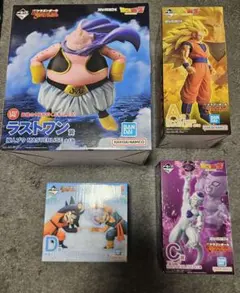 ドラゴンボール一番くじ超サイヤ人悟空3　悟天トランクス　フリーザ　ブウフィギュア