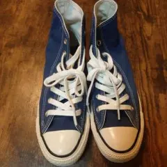 コンバース、ALL STAR ネイビー ハイカットスニーカー