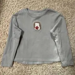 長袖Tシャツ 130 エニィファム ハリネズミ
