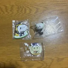 樂天熊貓轉蛋組合 杯緣子 熊貓公仔等