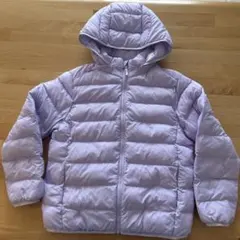 薄紫 ダウンコート サイズ140 ユニクロ