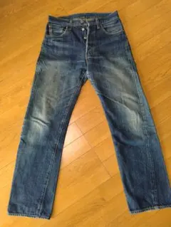 希少初期 ビンテージ BISON バイソン 穿き込み ヒゲ ハチの巣 W90 