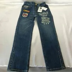 新品送料無料 ミキハウス子供服サイズ120 ジーンズ ダブルBDOUBLE.B