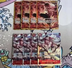 ゆ*う様 ポートガス・D・エース エドワード・ニューゲート ポートガス・D・エース シークレット エドワード・ニューゲート SR 各4