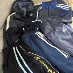 adidas ベンチコート ジャージ上下など 6点セット150〜160