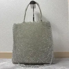 人気カラー アンテプリマ ミディアム シルバー 2way チェーン付き