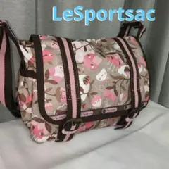 LeSportsac ショルダーバッグ 鳥と花プリント アーチストインレジデンス