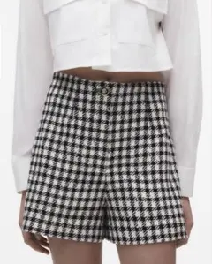 【1度着用のみ】ZARA ハイウエストショートパンツ