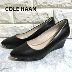 【極美品】 COLE HAAN パンプス レザー ブラック