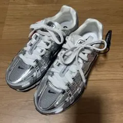 【新品】NIKE P-6000メタリックシルバー　23.5cm タグ、箱有り