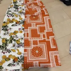 DOLLUPOOPS 新品　レモン　ペイズリー柄 スカート