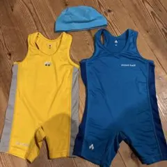 モンベル水着80✖️2点➕キャップ