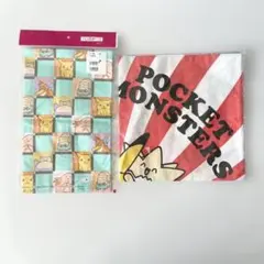 新品・未使用★ハンカチ・ランチクロス★ポケットモンスター・初期ポケモン