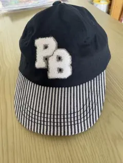 PB刺繍 ブラックキャップ
