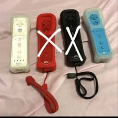 Wiiリモコンコントローラー2点セット白.青