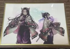 鬼滅の刃 WEBSHOPくじ 繋ぐ B賞 アクリル色紙 胡蝶しのぶ カナエ ③