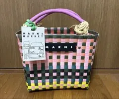 ☆新品未使用 MARUNI マルニかごバッグ ホワイトネコ【大人気商品
