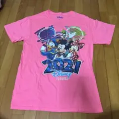 ディズニー 2021 フロリダ Tシャツ ピンク