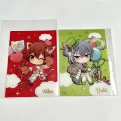 アイナナ　ナンジャクリアカード 箔押しレア　七瀬陸&千