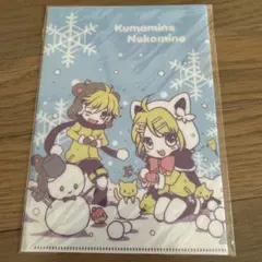 鏡音リン・レン ミニクリアファイル